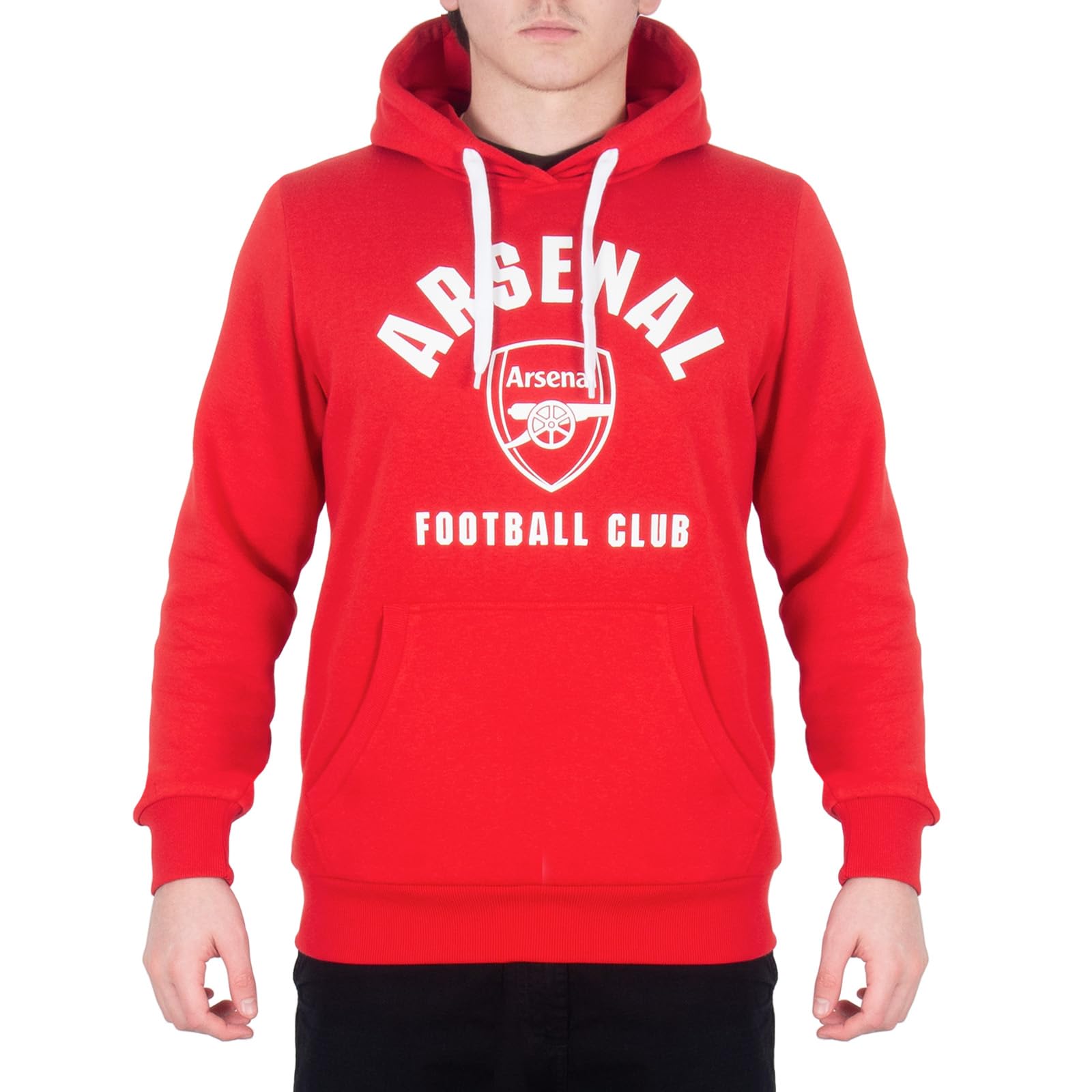 Arsenal F.c. Men's Red Arsenal Fc Official Football Gift Fleece Hoody 3XL