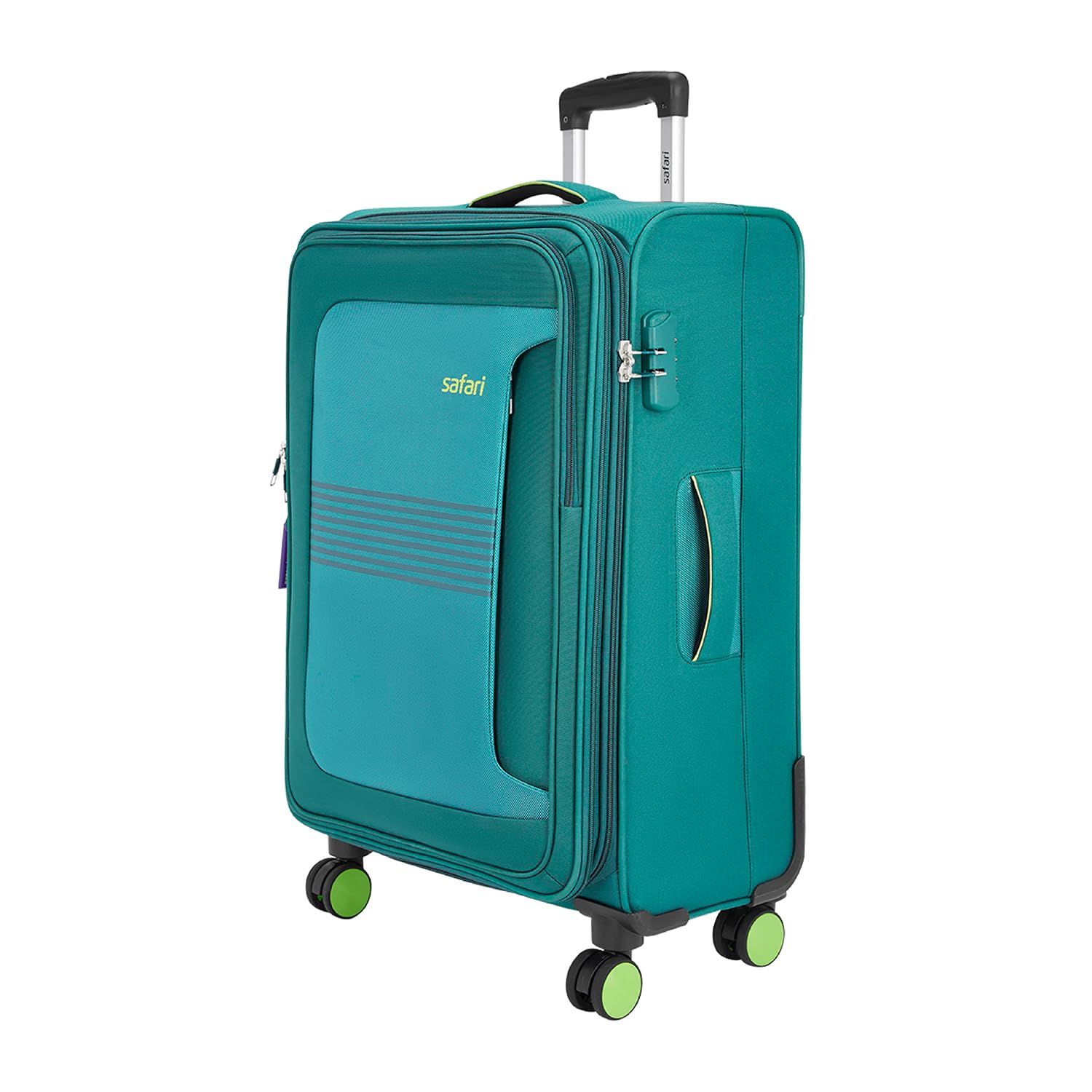 Safari Antitheft Trolley Luggage Bag Large Size Wheel Travel
