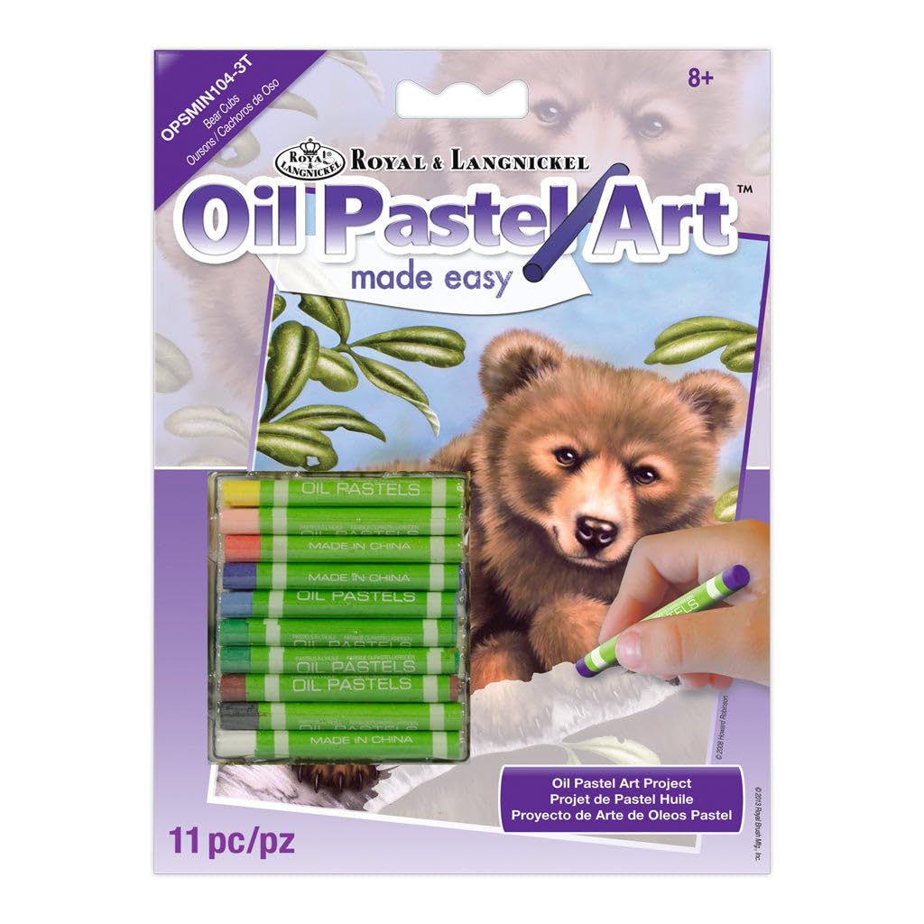 Royal and Langnickel Mini Oil Pastel Art - Bear Cubs