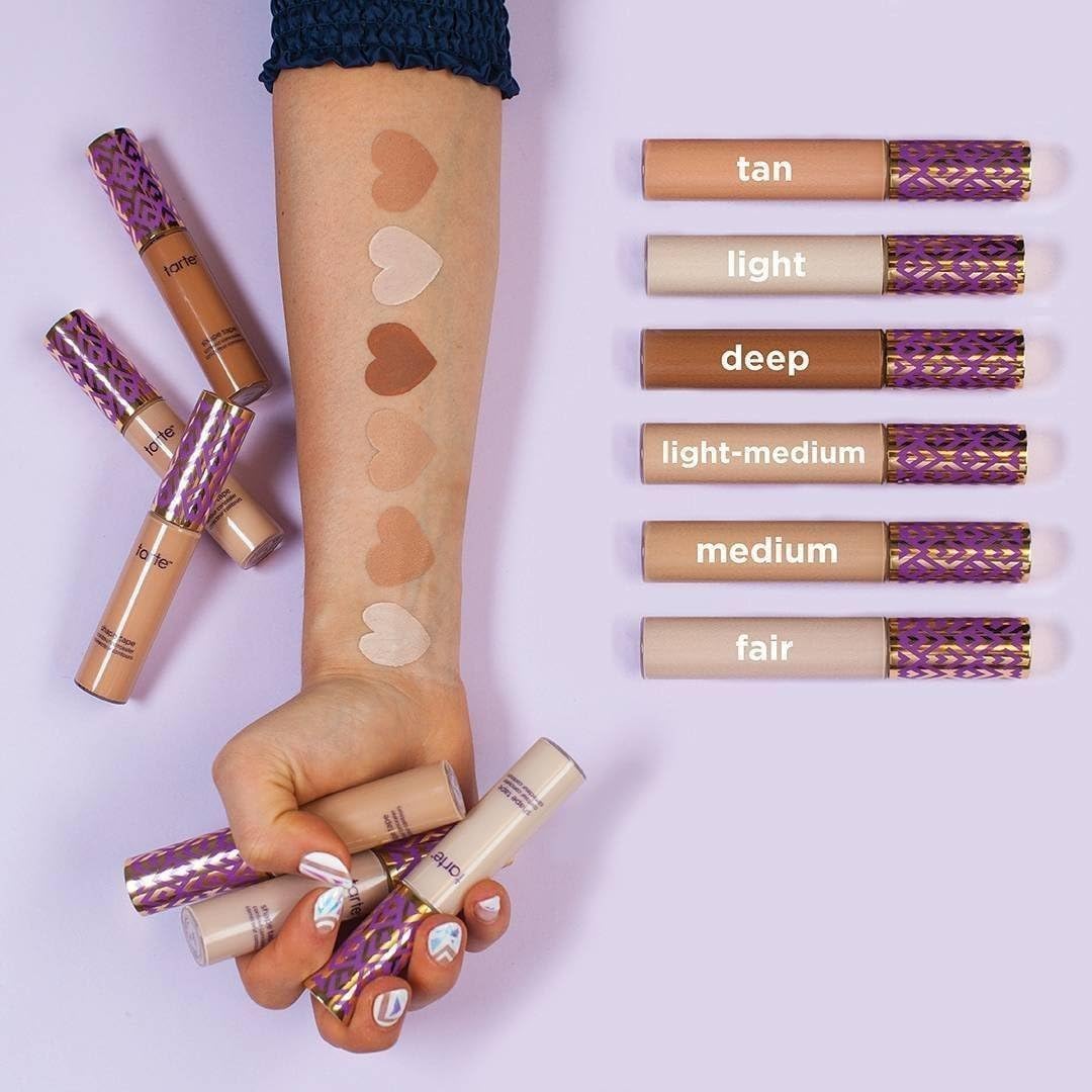 tarte ORIGINAL | Shape Tape™ - Corrector | contour concealer | double duty beauty | 10 ml | VEGANO | by BELLA | (27S LIGHT-MEDIUM-SAND, 10 ml (Paquete de 1))