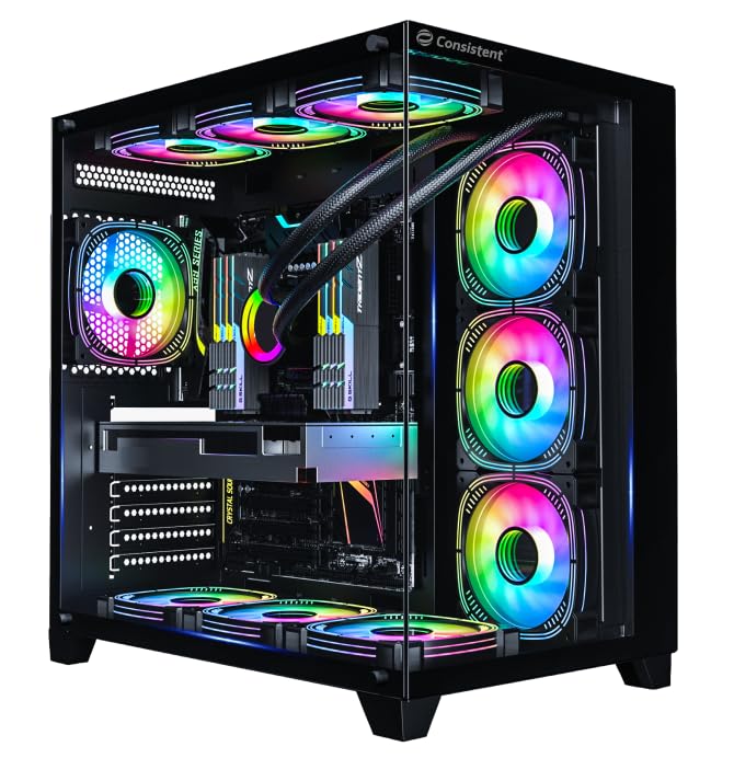 Consistent Defender Gaming Cabinet 2013 | Support: Micro ATX/Mini-ITX | Front Port : USB2.0 * 2+USB3.0 * 1+HD Audio| Both Side Tempered Glass