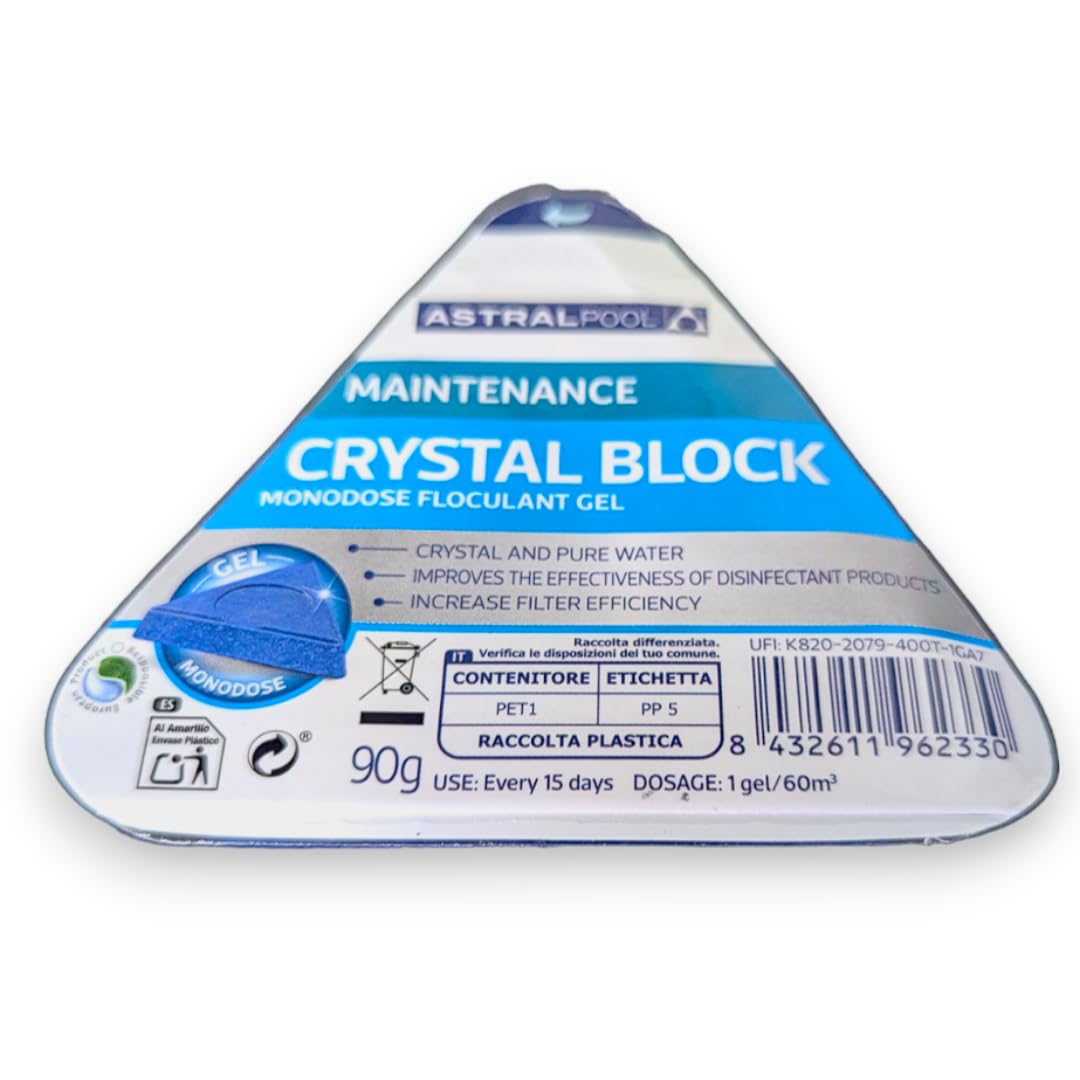 Crystal Block Astralpool Lot de 5 flotteurs en gel