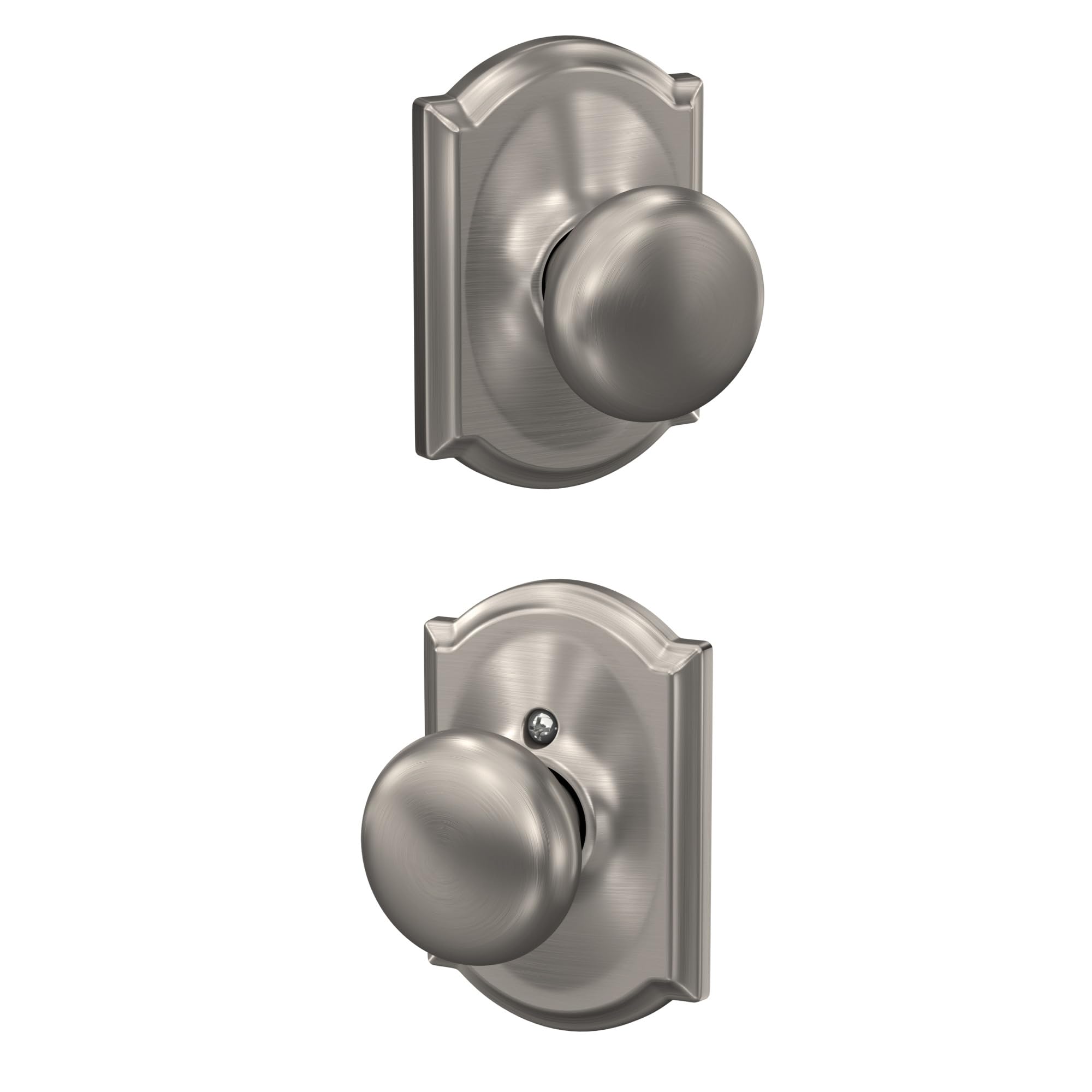 Schlage Camelot Koleksiyon Plymouth Passage Düğmesi, F10 PLY 619 CAM