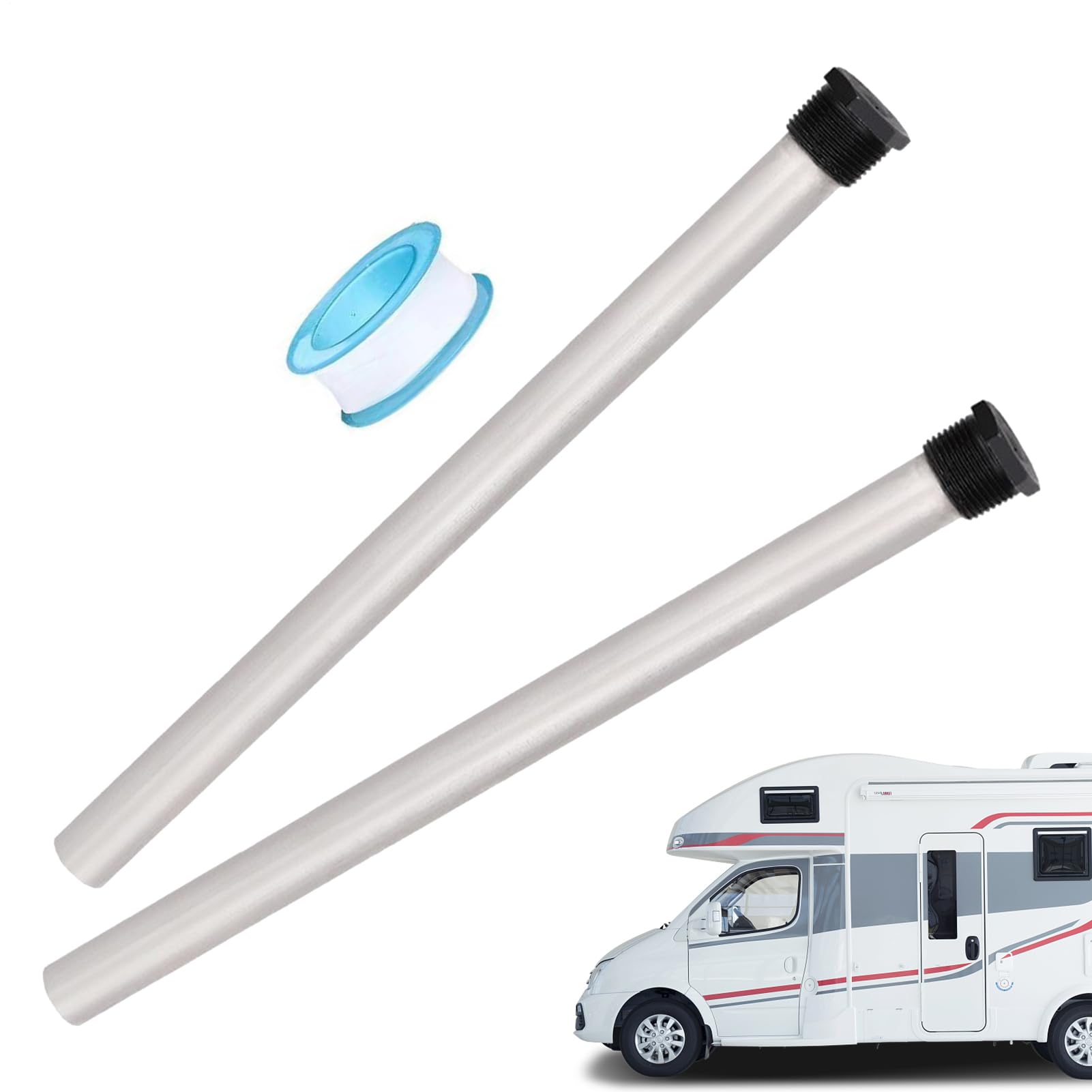 Lambo -Warmwasserspeicher, Warmwassertankstange für, Magnesium-Stab, Anodenstab für Wassertank, rostfreie Teile