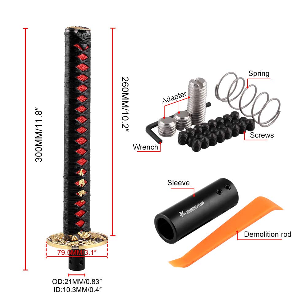 Buy RYANSTAR Samurai Sword Automatic Shift Knob Universal Compatible