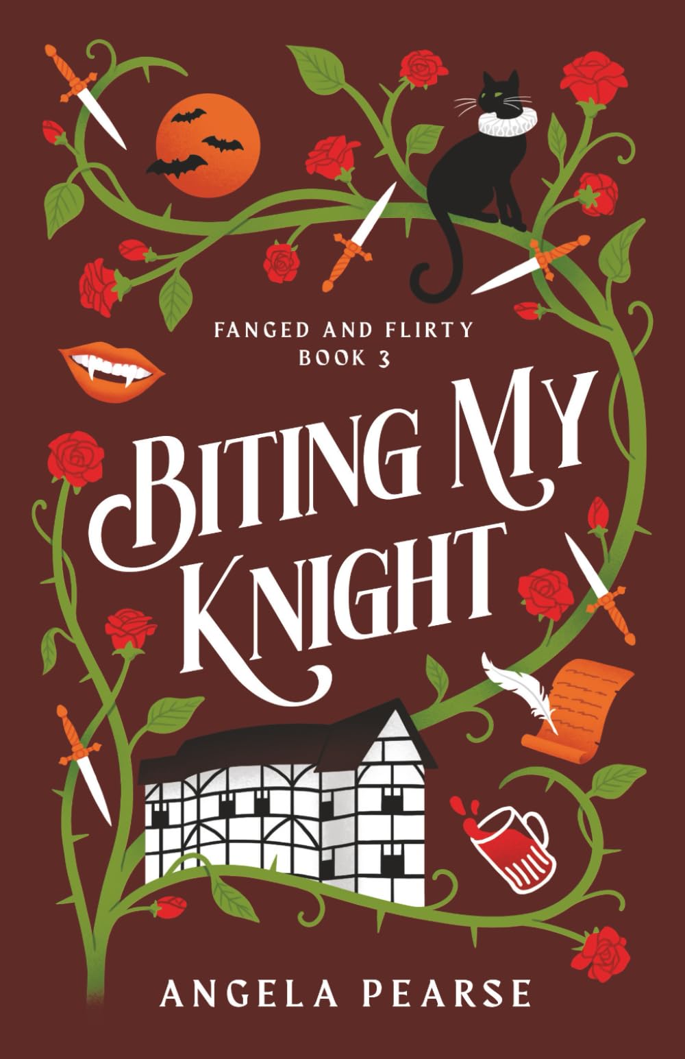 Biting My Knight: A Playful Vampire Romance (Fanged and Flirty)