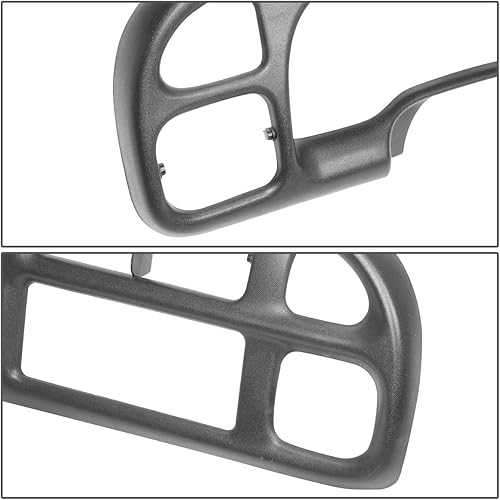 Miniatura 2 de DNA MOTORINGADN Automóviles ZTL-Y-0088 Instrumento Dash Cluster Bezel Recorte Reemplazo Compatible con 98-01 Dodge RAM 1500 2500 3500, Negro