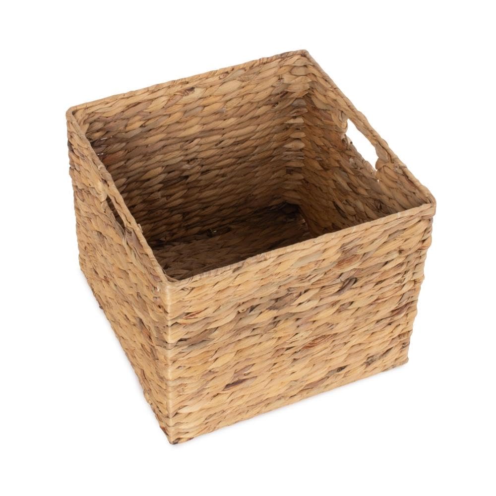 Red Hamper Cesta de Almacenamiento Cuadrada Mediana WH002/2 con Jacinto de Agua