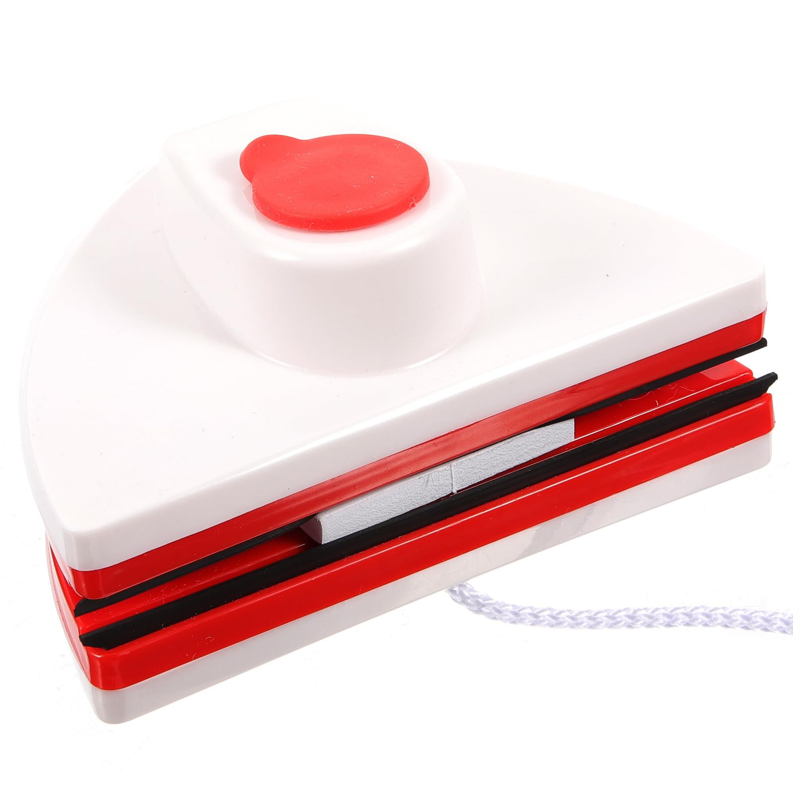 Gadpiparty Limpiacristales Magnético de Doble Cara para Limpieza Segura y Conveniente en Ventanas y Mamparas de Ducha Material Abs y Diseño Triangular para Uso Hogar