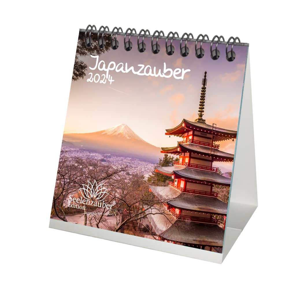 Japanese Magic Calendar for 2024 Format 10 cm x 10 cm Japan Tokyo City Travel Country Holiday - Soul Magic