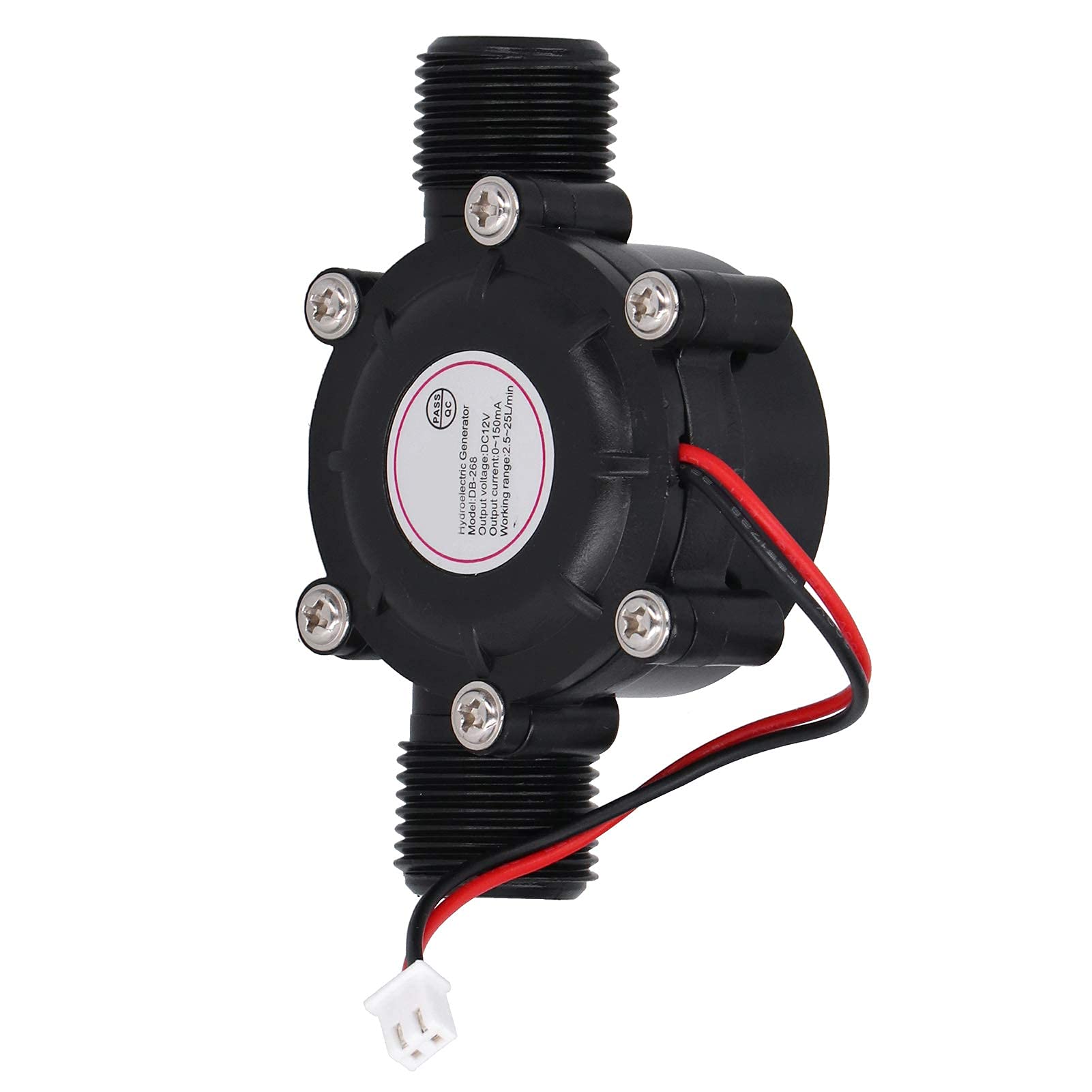 Amazon.com : DB-268 Water Turbine Generator, Micro Hydro Electric Brushless  Generator DC 12V Output with G1/2in Male Thread for Luminous Shower :  Patio, Lawn & Garden
