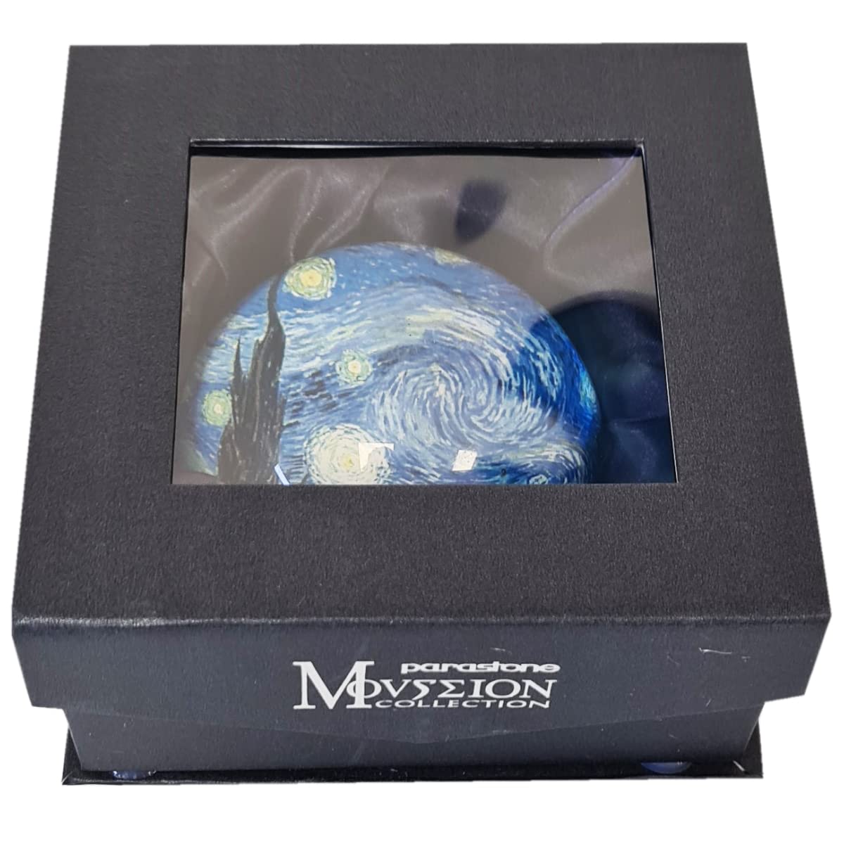Amazon.co.jp: Parastone ゴッホ『星月夜』ガラスドーム文鎮