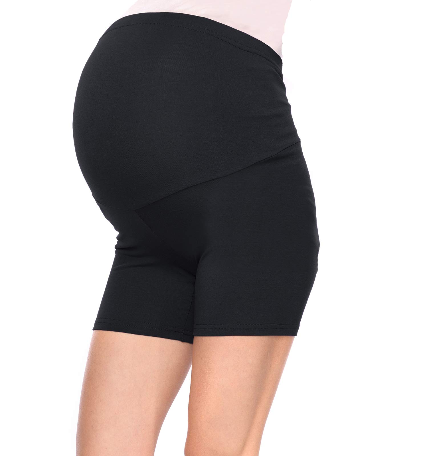 MijaCulture Komfortable Kurze Umstandsleggings für Schwangere Shorts Leggings Mama Mia 1053