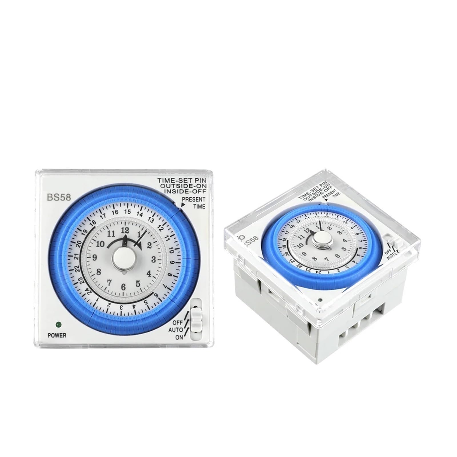 Mini Timer Meccanico, con 96 Volte di accensione/spegnimento al Giorno. unità di impostazione Minima 15 Minuti (Size : 110V)