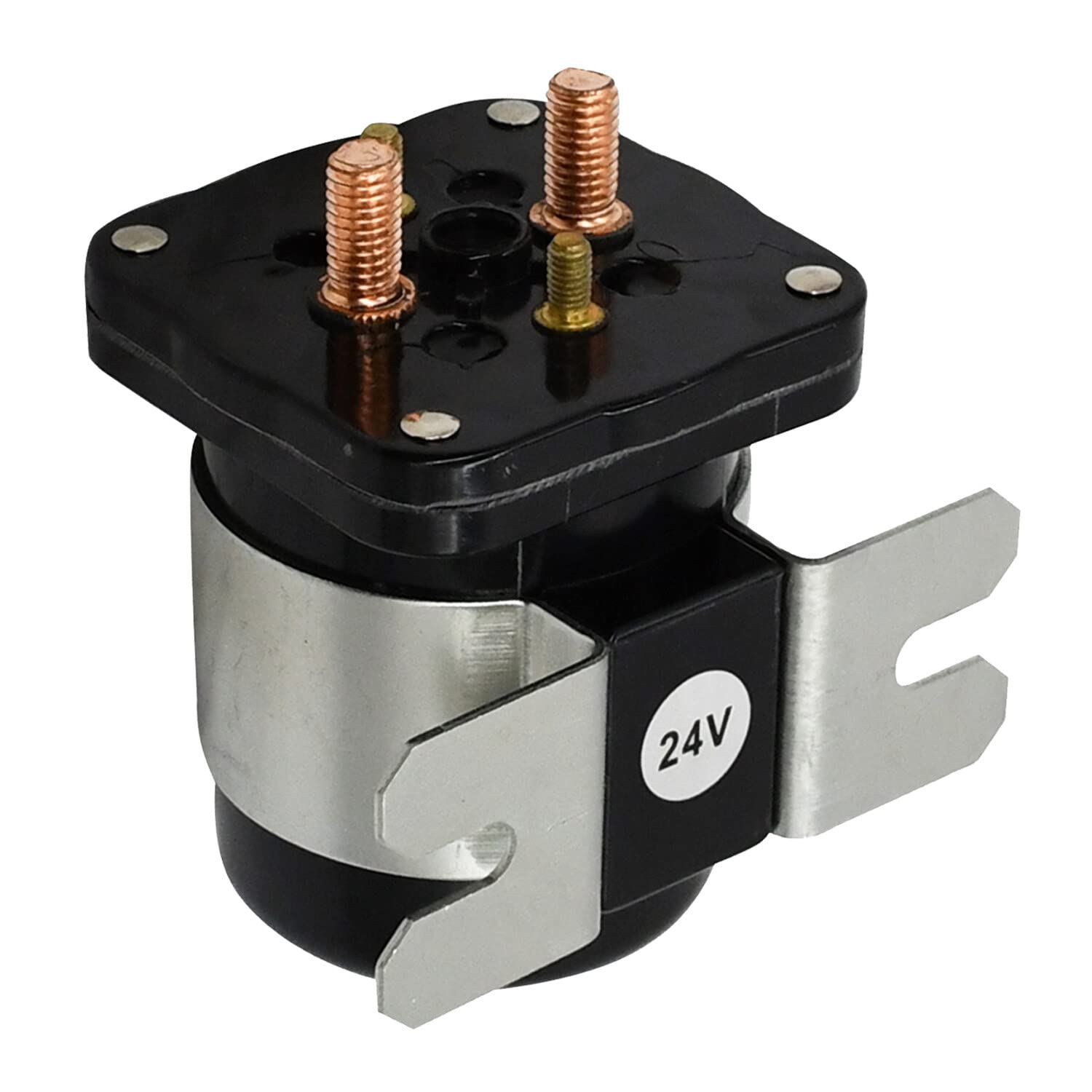 24V 200A 4-Terminal Starter Solenoid Relay 586-905 - Compatible With JLG & Skyjack Scissor Lifts, Cummins Engine