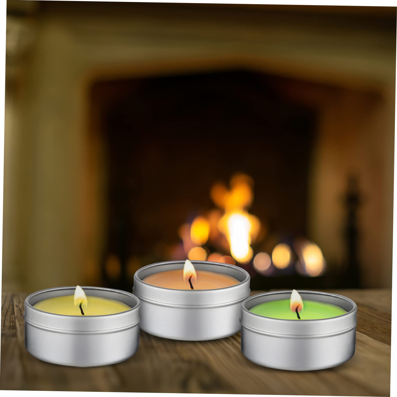 CORHAD Latas De Aluminio Para Velas Recipientes Vacíos Moldes Mechas De Algodón Para Diy