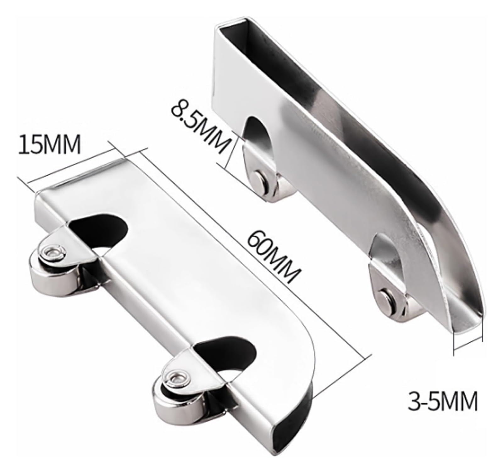 Kit de herrajes para puertas corredizas de vidrio, riel de aluminio para armarios, armarios y ventanas (100 cm a 300 cm)