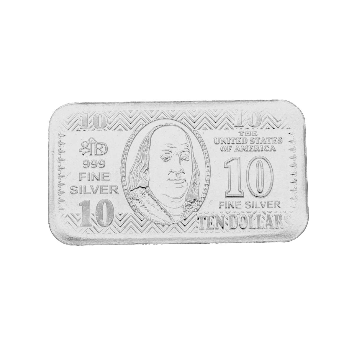 Sri Jagdamba Pearls 10 Dollar Silver Coin