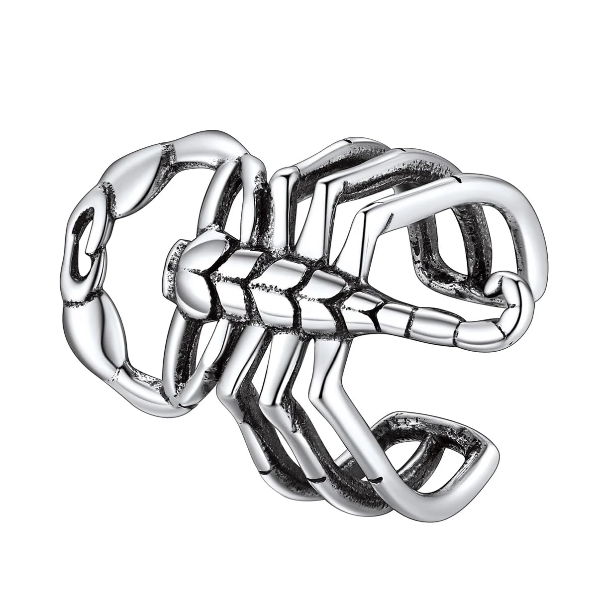 THE MEN THING SCORPION STINGER - Non Piercing Earring – Pure Stainless Steel for Men and Boys.