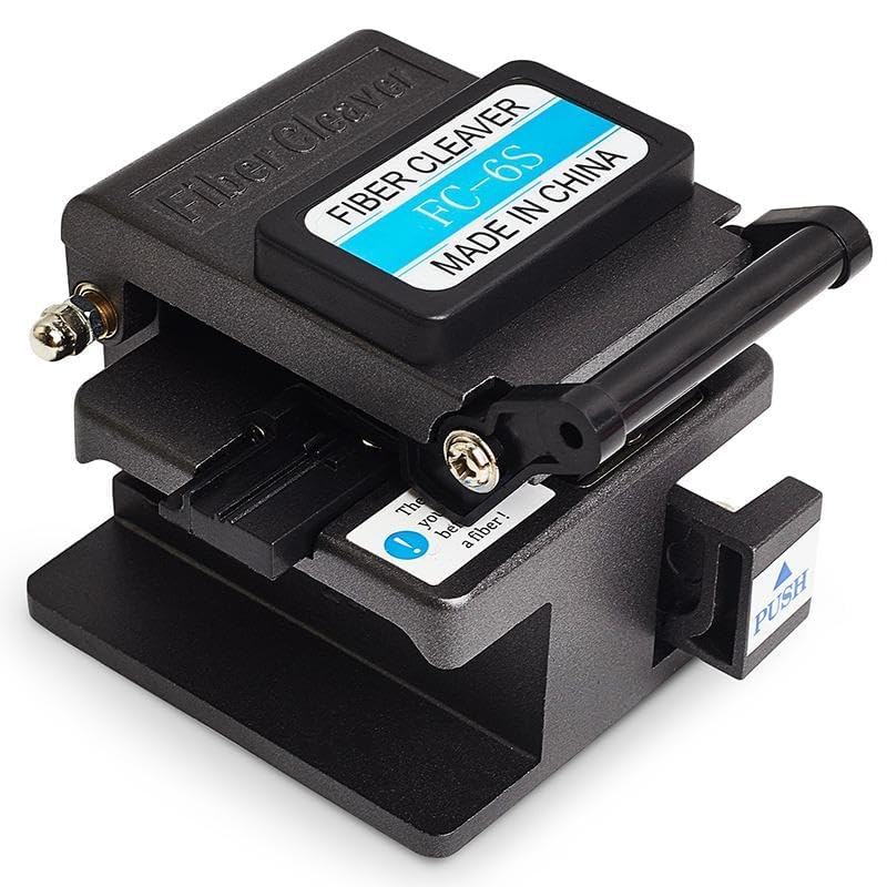 Afflatus FC-6S Optical Fiber Cleaver Stripping Cutter Tool Cleaves with 36000 Cleaves and Coating Diameter: 250μm - 900μm 24 Position Blade High Precision Optical Fiber Cleaver Equipment Used in FTTH (B0CQTFM8PG) Amazon Price History, Amazon Price Tracker