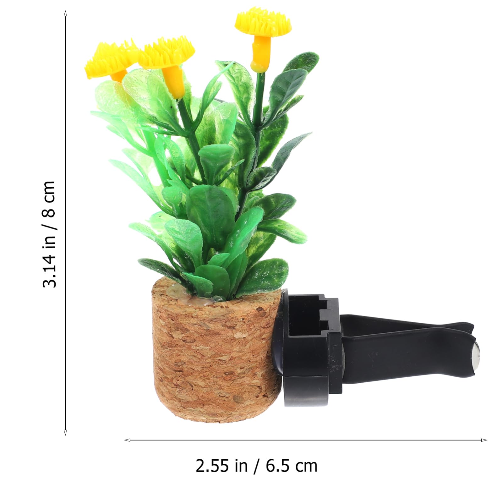 SOLUSTRE 5pezzi Profumatore Auto Con Clip Per Ventilazione Decorazione Creativa Per Veicolo Aromatizzante Simulato e Sughero Per Casa e Ufficio