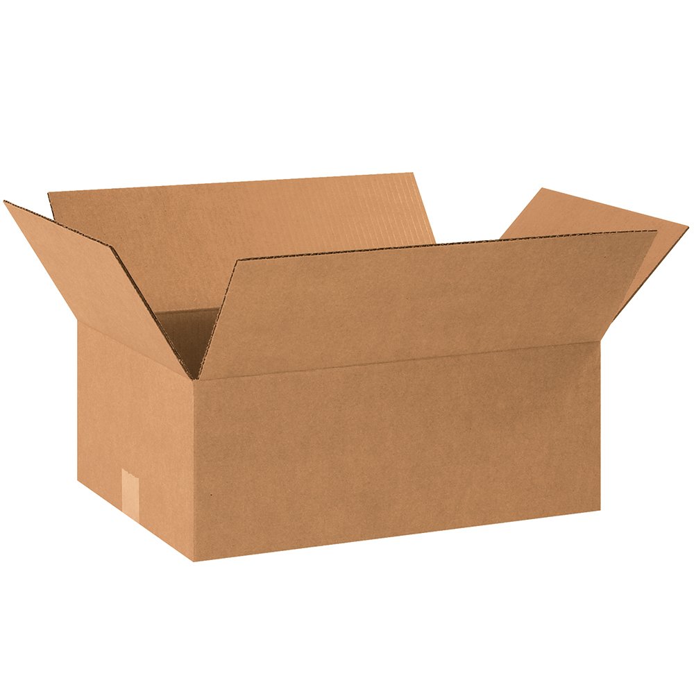 Aviditi 16127 Corrugated Box, 16-Inch Length X 12-Inch Width X 7