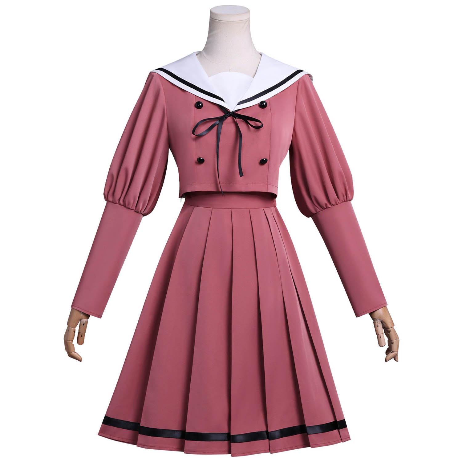 Anime The Fragrant Flower Blooms with Dignity Disfraz de cosplay Waguri Kaoruko Uniforme Conjunto Completo Halloween Carnaval Traje de Vestir con Peluca para Mujeres