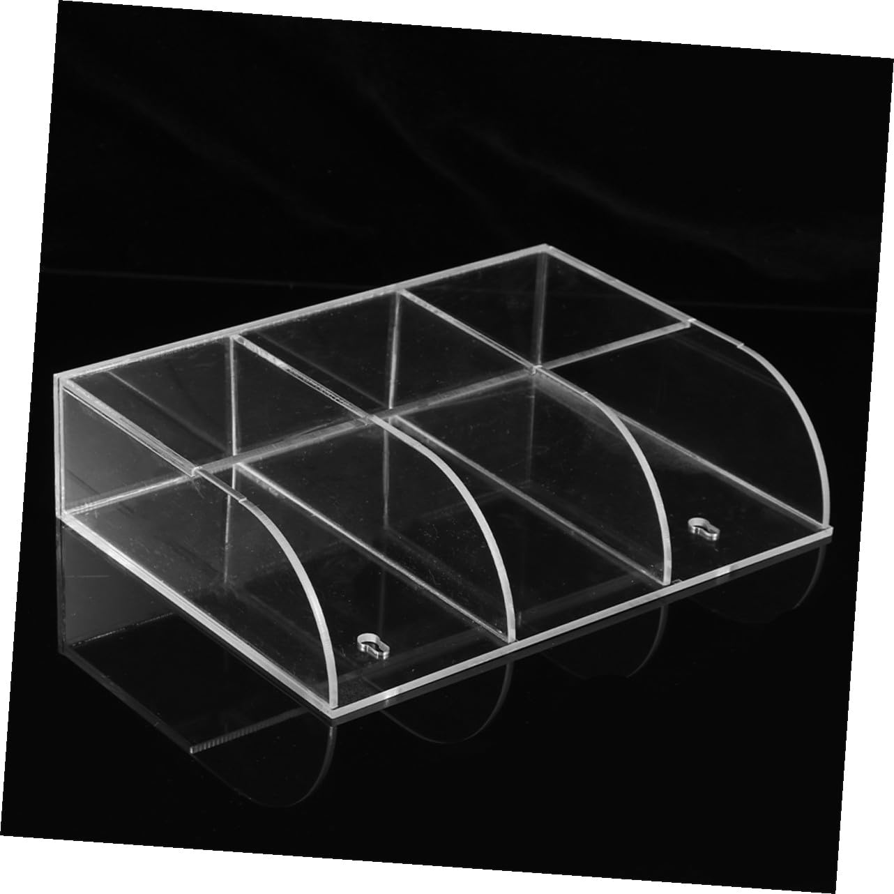 ABOOFAN Soporte De Control Remoto 2 Pcs Estante De Almacenamiento Tv Organizador De Llaves Acrílico Transparente