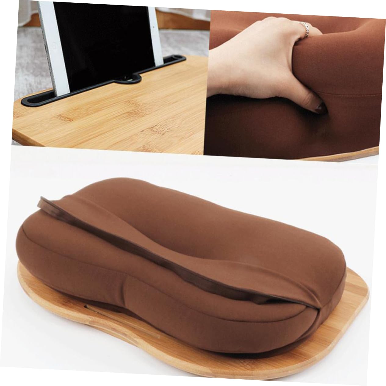 Homoyoyo Soporte Multifuncional para Tablet y Laptop Mesa De Almacenamiento con Ranura para Cama Sofá y Mesa