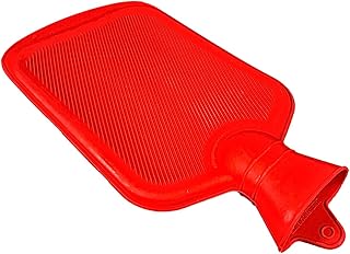 IMPASSE Classic 2 Liters Rubber Hot Water Bottle || Great for Pain Relief, Cold Winters and Beds, Hot and Cold Therapy
