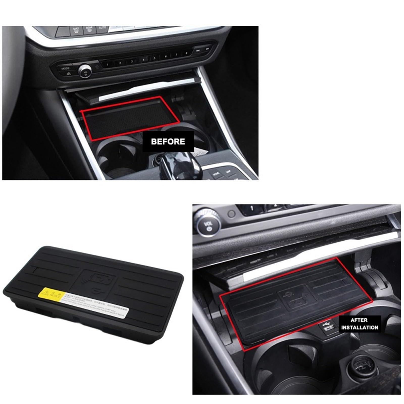Placa de carga inalámbrica for automóvil compatible con, 2020 Serie 3 G28G20/19 de carga inalámbrica de control central Serie 7