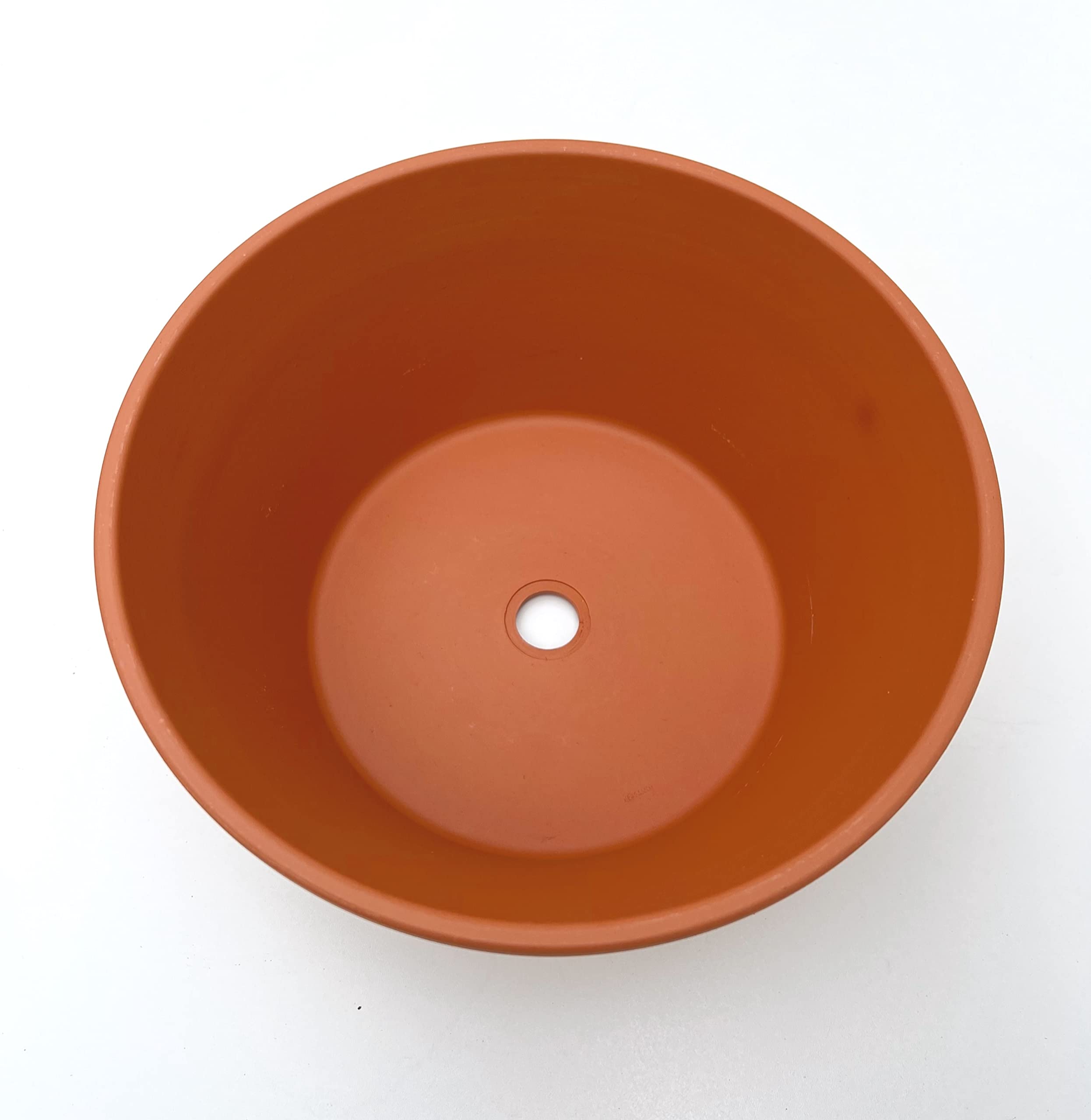 IndoorPlantsParadise ﻿Spang Classic Terracotta Half Pots - 24cm W x 12cm H (HF24) (1)