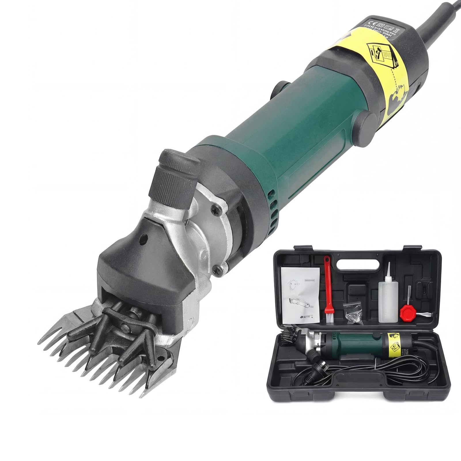 iproods Sheep Shears, 690W Professional Electric Sheep Clippers with 6 Speed, Farm Livestock Clippers Kit Suitable for Thick Coat Animals