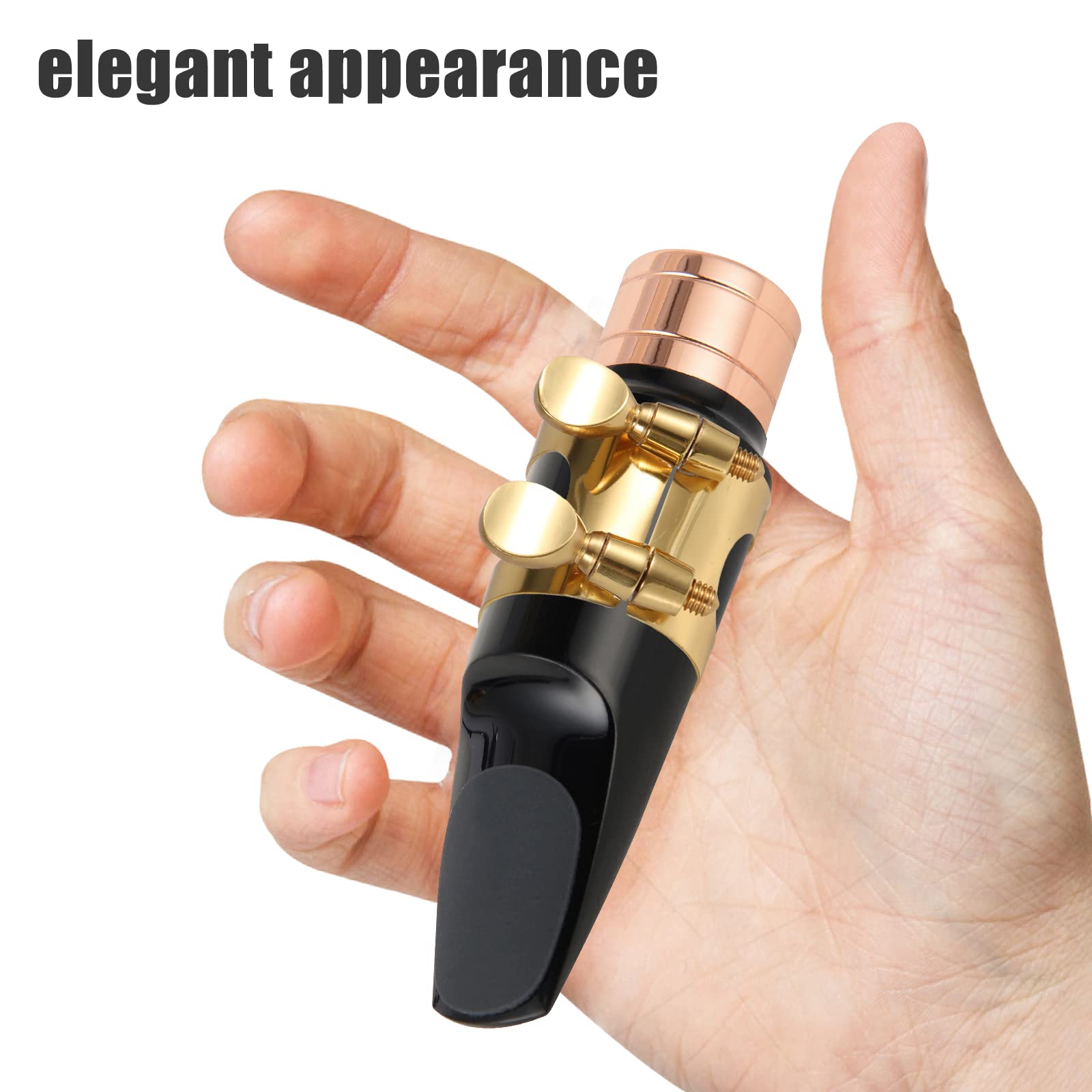 Réinitialisation d'Embouchure de Saxophone en Laiton, Accessoire pour Ténor/ Alto/Haut Pas 18 Réinitialisation d'Embouchure de Saxophone en Laiton, Accessoire pour Ténor/ Alto/Haut Pas 18