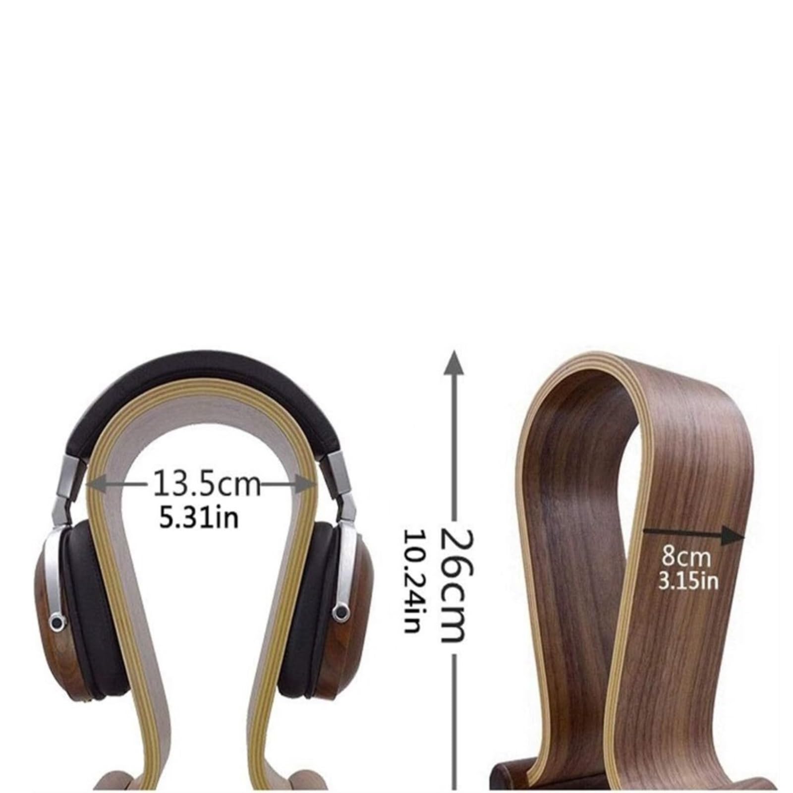 MRKU Supporto per Cuffie, Gancio per Cuffie, Supporto da scrivania, Regalo conveniente per PC Gaming