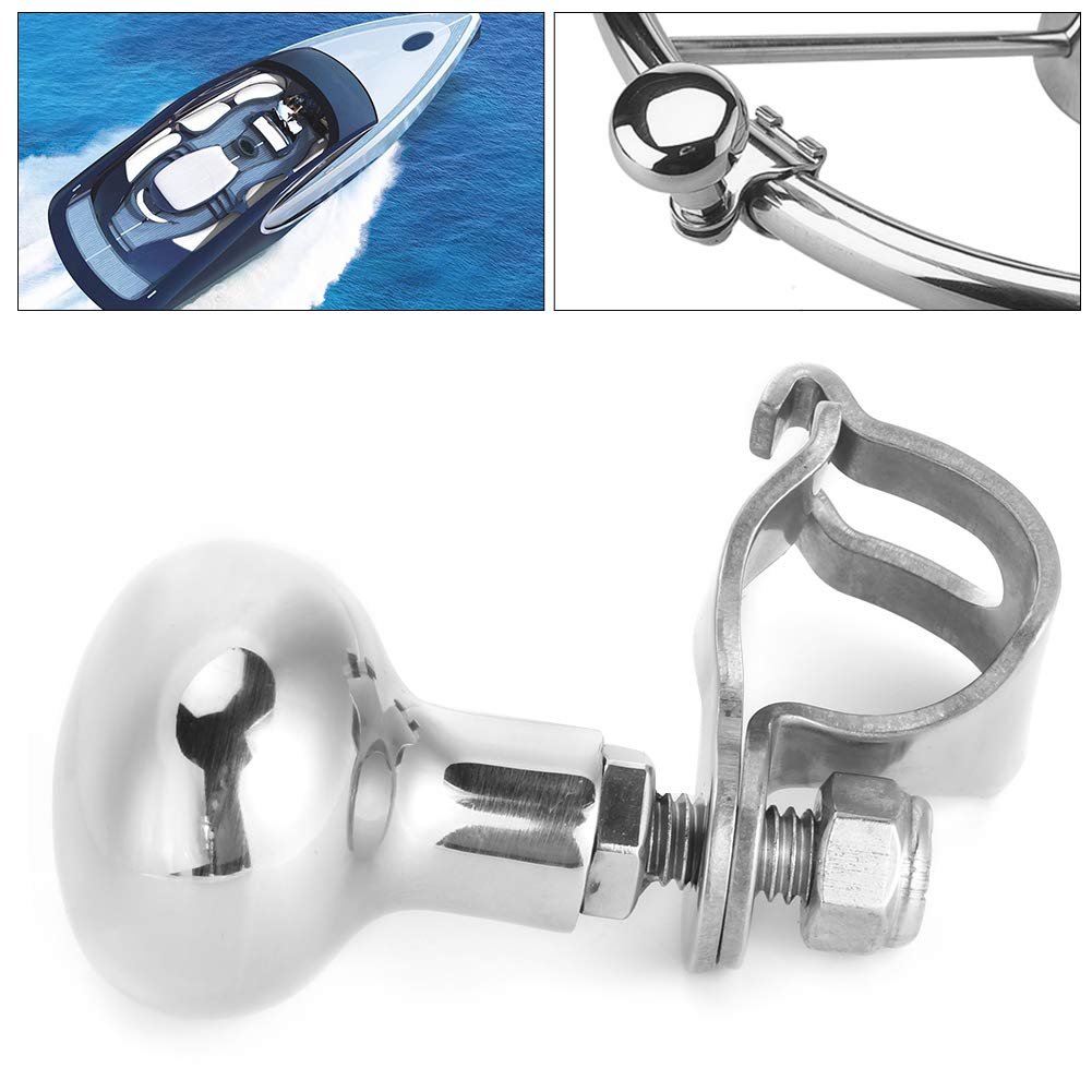 Bouton de Volant Bouton de Volant en Acier Inoxydable 316 Boosters Auxiliaires Poignée à Boule Accessoire de Bateau