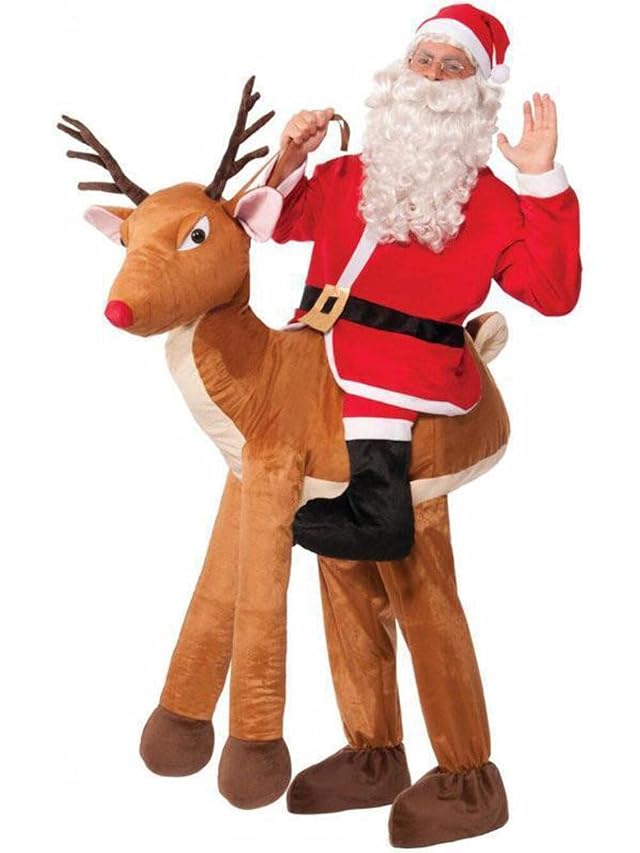 Forum Novelties Mens Santa Ride-A-Reindeer Adult Costume