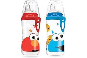 NUK Active Cup, 10 Oz, 2 Pack (Sesame Street)
