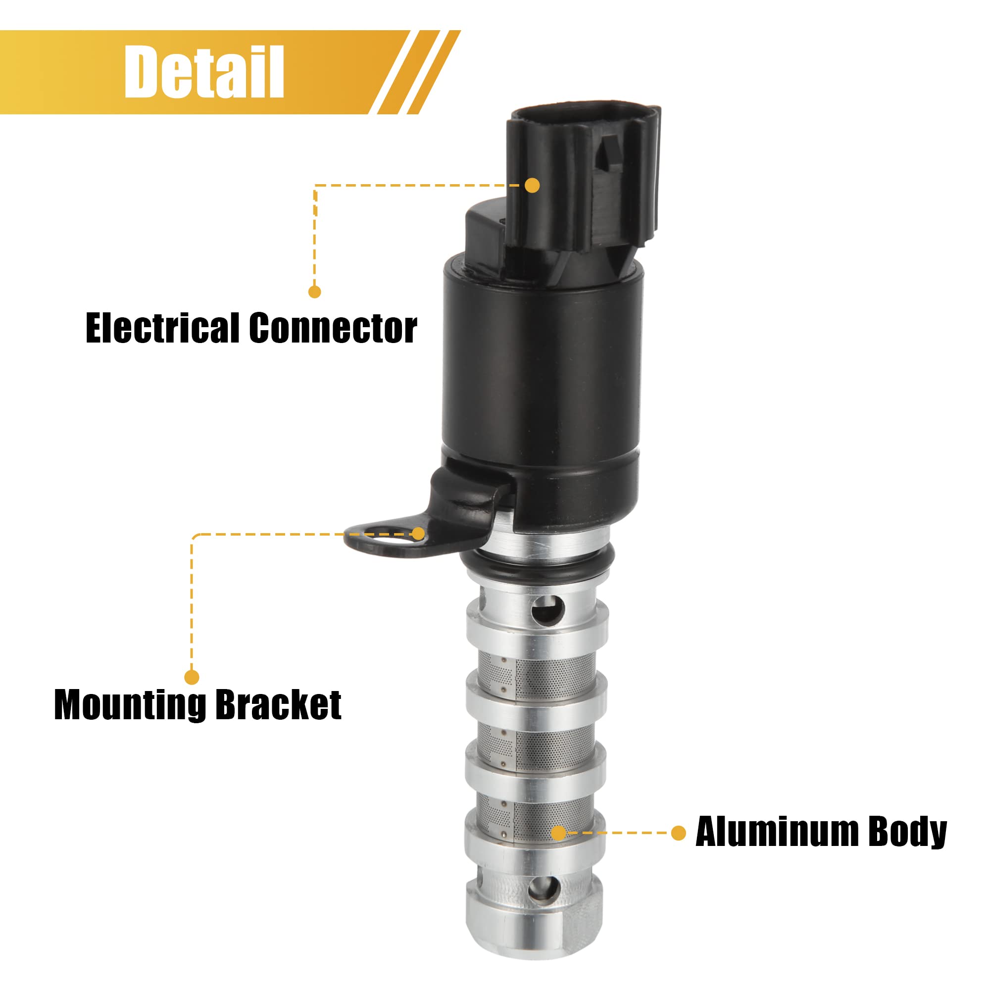 X AUTOHAUX 2 Pcs Engine Variable Timing Oil Control Valve Solenoid