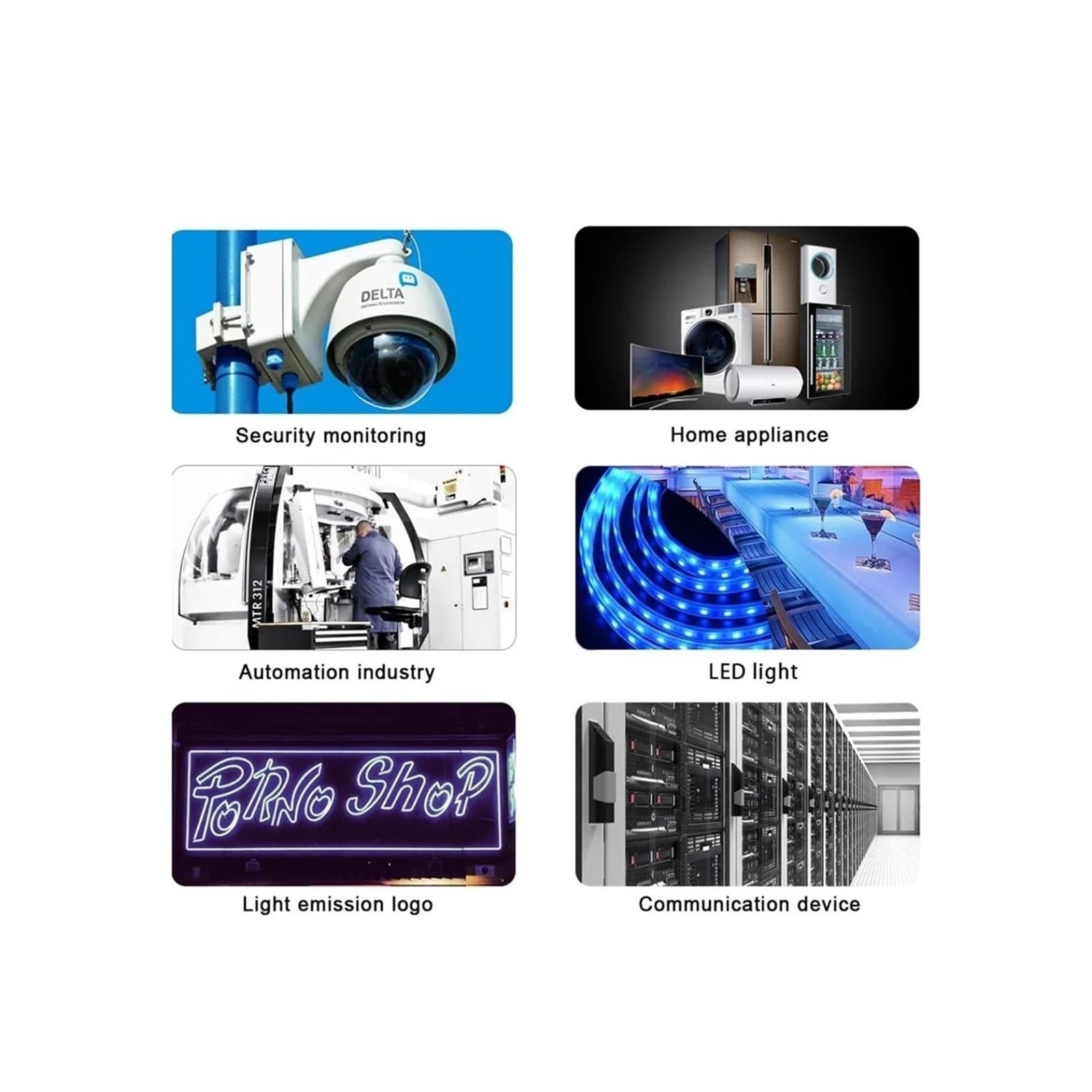 1 pz 3V 5V 6V 9V 12V 18V 24V 30V 36V 48V 50V Alimentatore AC-DC 220V A 5V 12V 24V 1A 2A 5A 10A 20A 30A Alimentatore Switching(12V)
