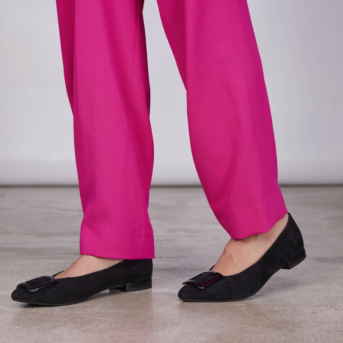 GIOSEPPO Bailarinas Color Cuero de Piel con Detalle de Hebilla en Charol para Mujer ballstad