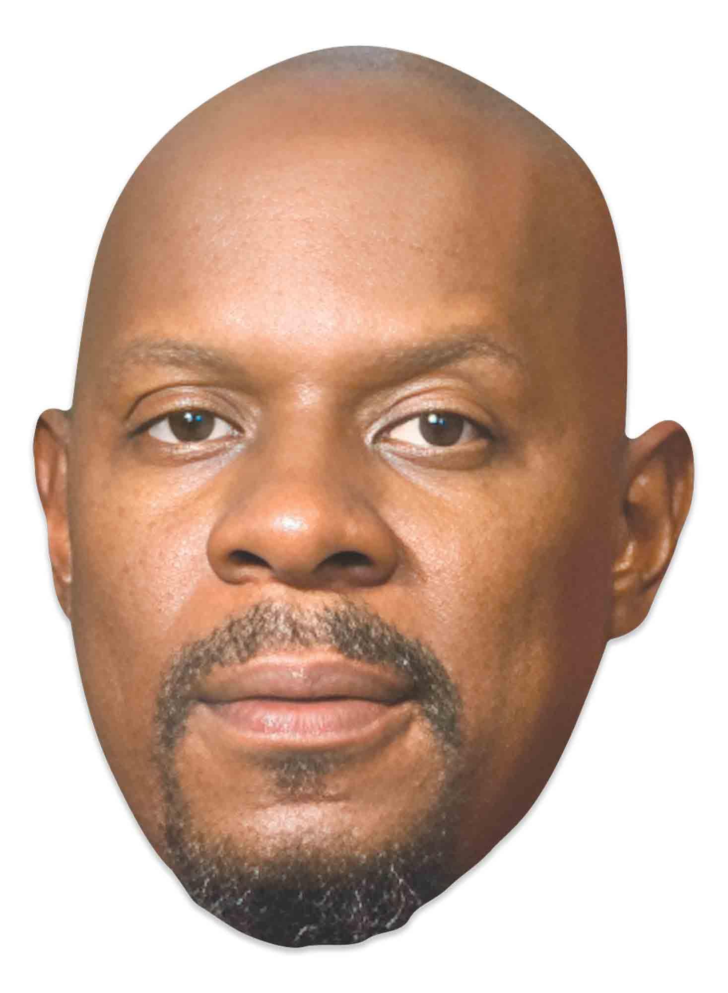 STAR CUTOUTS SM516 Star Trek Captain Sisko Avery Brooks Cardboard Face Mask – Sci-Fi Costume Fancy Dress