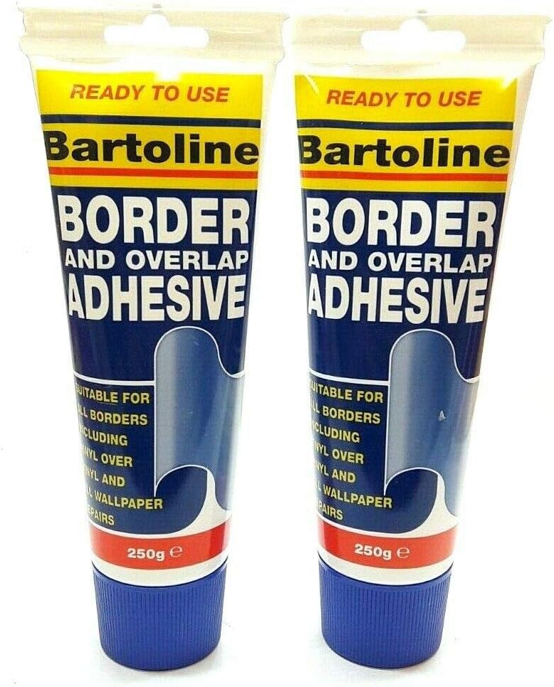 2 PCS BARTOLINE BORDER & OVERLAP ADHESIVE VINYL WALLPAPER REPAIRS INTERIOR 250G