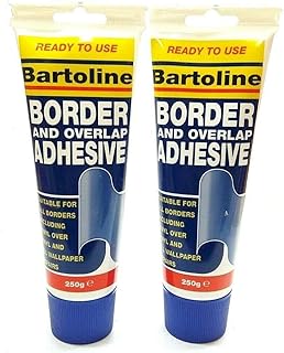 2 PCS BARTOLINE BORDER & OVERLAP ADHESIVE VINYL WALLPAPER REPAIRS INTERIOR 250G