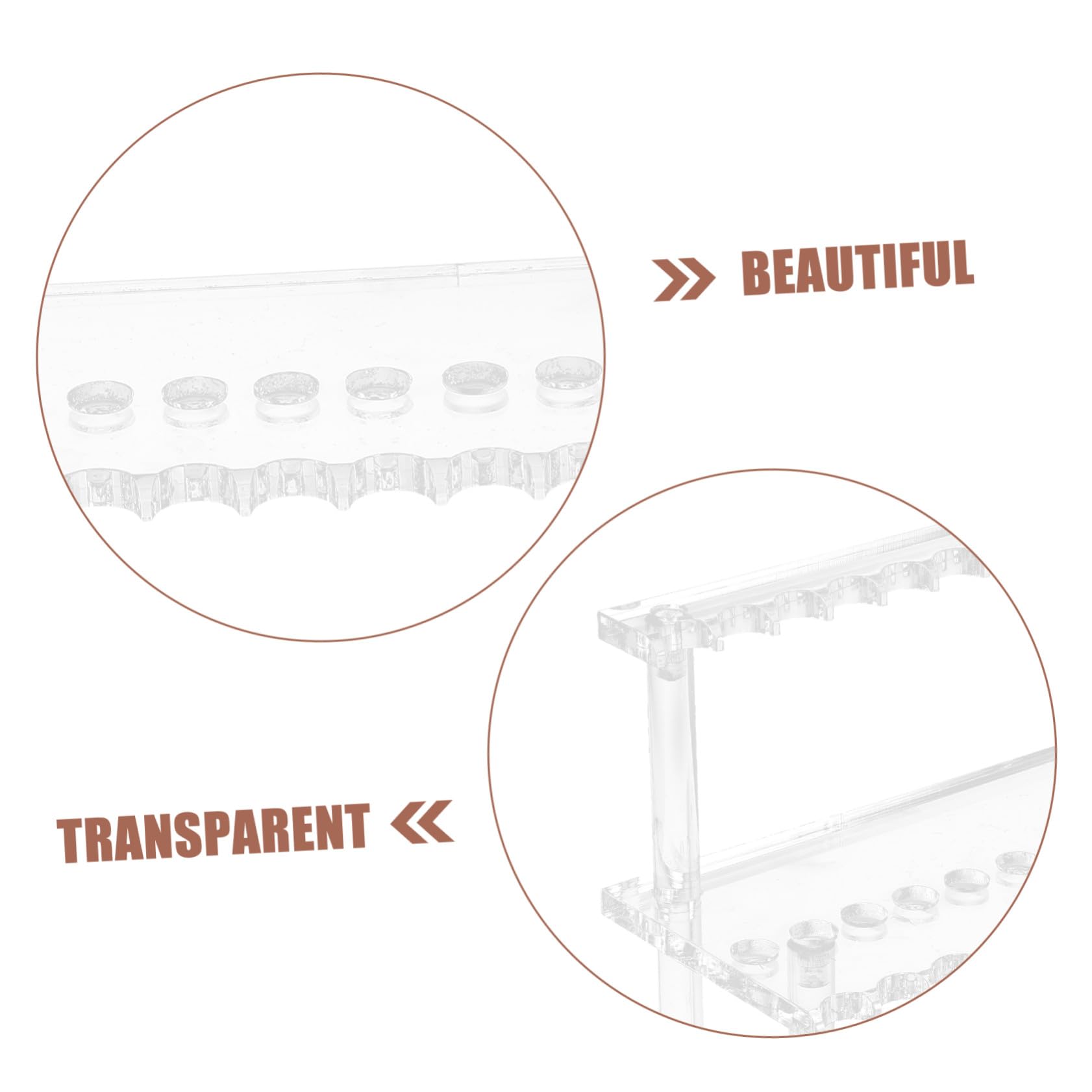Porta Penne da Scrivania in Acrilico Trasparente, Facile da Pulire, Design Semplice e Raffinato, Espositore Multifunzione per Penne e Cucchiai per Ogni Occasione