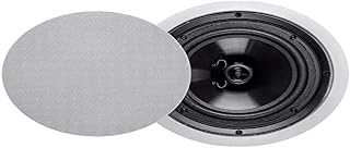 Monoprice Aria Ceiling Speakers 8 inch Polypropylene 2-Way - 118588