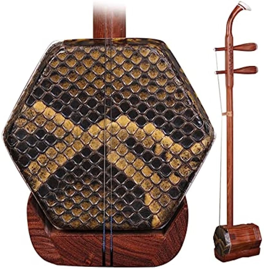 二胡 楽器　伝統楽器 Amazon.co.jp: 二胡 二胡セット 民族楽器 六角形 2弦楽器 音は美しく