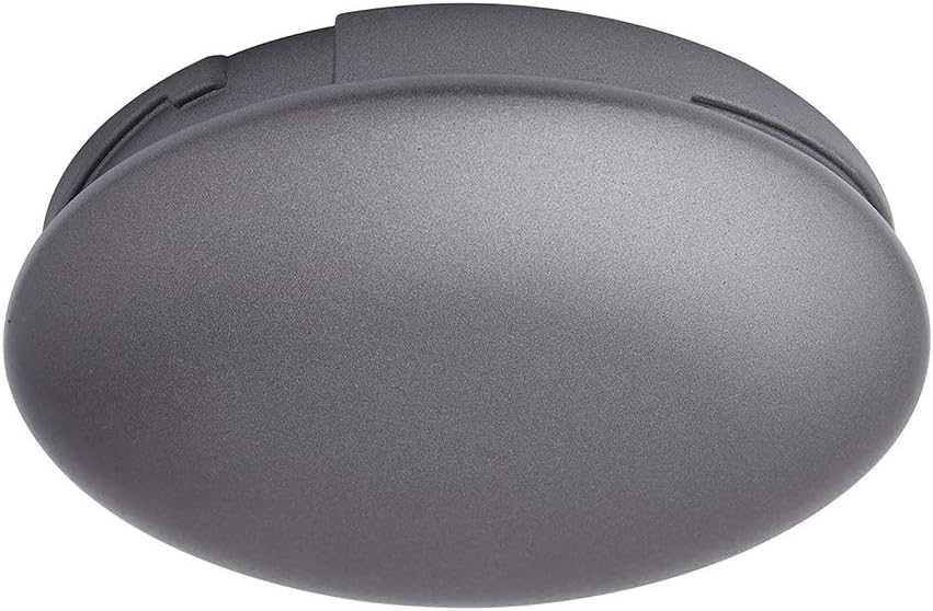 Kathy Ireland Home Lindbergh Eco No-Light Plate, Graphite Finish 7.32 Graphite
