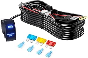 4WDKING LED Light Bar Wiring Harness Kit for Off-Road Lighting Solutions