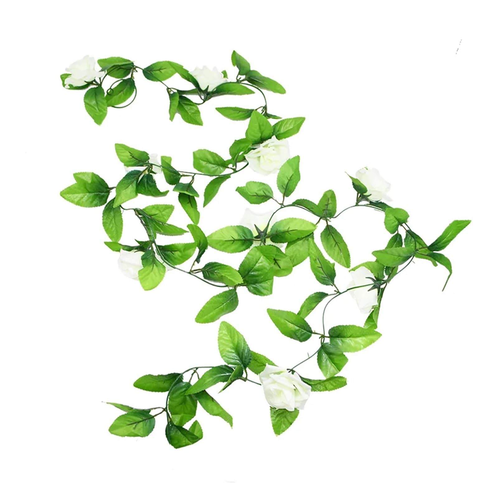 DSFIHJO Artificial Flower Vine Fake Ivy Wisteria Flowers Artificial Plant Vine Garland for Room Garden Decorations Wedding Arch Floral Decor(230cm H12)